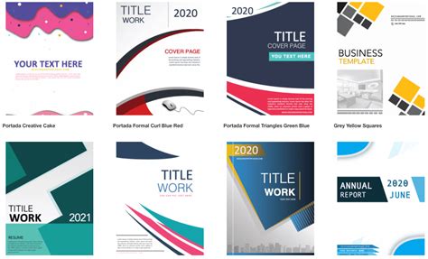 99 Amazing Cover Page Templates Free Download