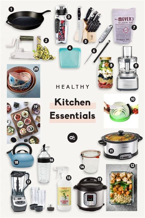 The Ultimate List Of Healthy Kitchen Essentials Ambitious Kitchen