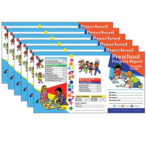 Hayes Preschool Progress Report Cards 6 Packs Of 10 Michaels