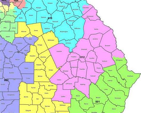 26 Georgia Congressional Districts Map Maps Online For You