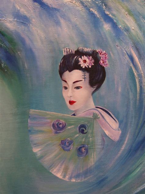 Fine Oil Paintings Of Geishas Painting A Week Another Great Artist