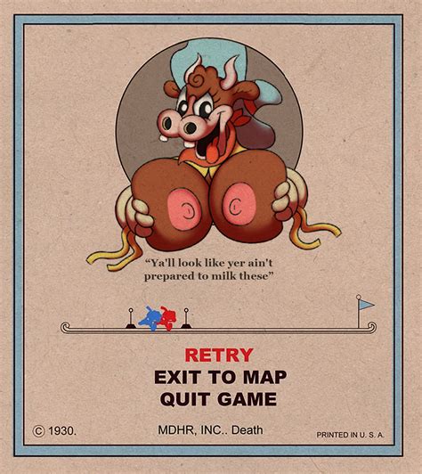 Rule 34 Big Breasts Bovine Breasts Cuphead The Delicious Last Course Cuphead Game English