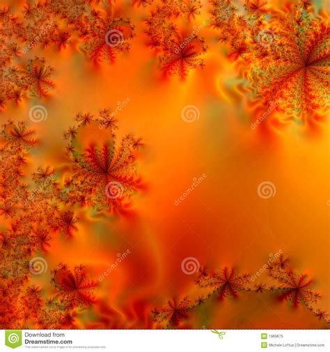 Blazing Autumn Colors Abstract Background Design Template