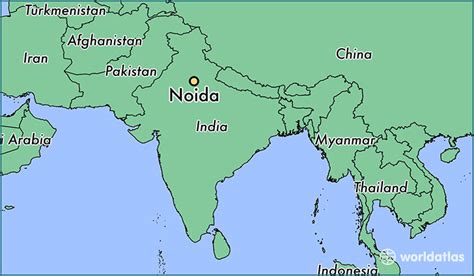Where Is Noida India Noida Uttar Pradesh Map