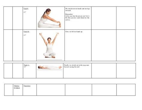 Yoga Lesson Plan Template Flyer Template