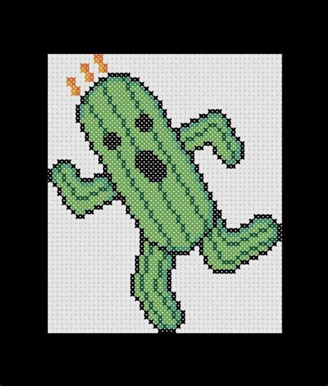 Links preceded by an asterisk (*) lead directly to pdf files. FINAL FANTASY CACTUAR cross stitch pattern pdf by ...
