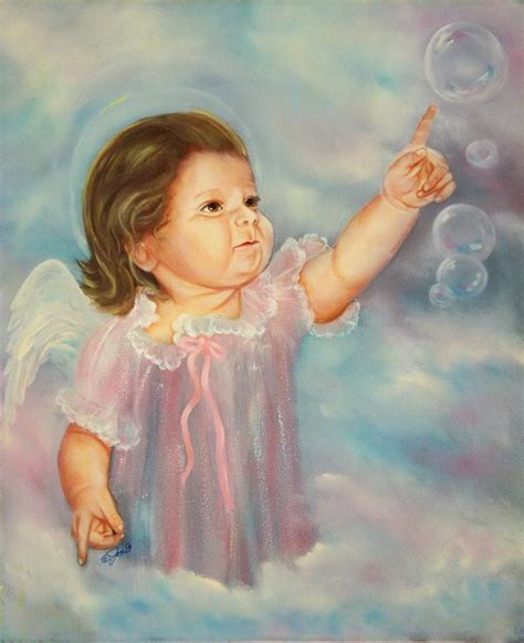 Angel Baby Painting By Joni Mcpherson