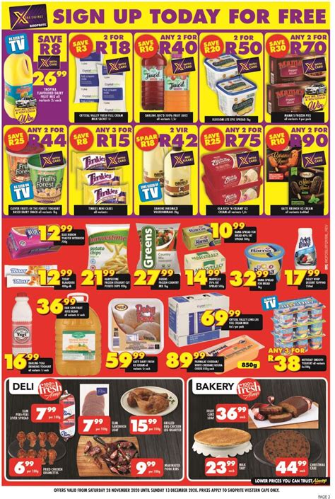 Discover weekly savings in our circular, load digital coupons, save shopping lists, shop recipes, view past purchases and more! Shoprite Christmas 2020 Current catalogue 2020/11/28 - 2020/12/13 3 - za-catalogue-24.com