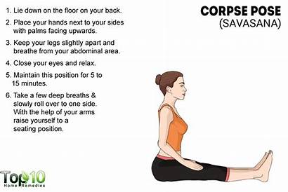 Yoga Pose Relax Savasana Mind Corpse Top10homeremedies