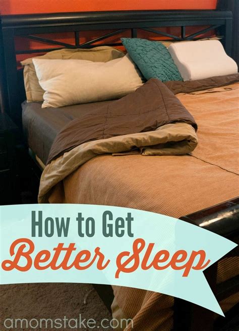 Some simple sleep hygiene practices and home remedies can help people sleep better. How to Get Better Sleep - A Mom's Take