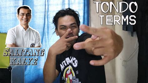 How To Speak Tondo Terms Salitang Kalye Youtube