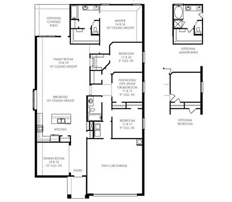 New Single Story House Plans In Tx The Aintree At Woodshore 3