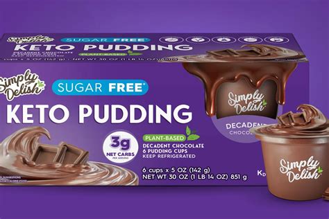 simply delish delivers a convincing dessert in its keto pudding cups