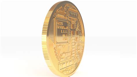 Bitcoin Realistic Detailed Model Bitcoin Model Realistic