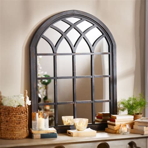 Create Eye Catching Space Using Decorative Mirrors Arched Window