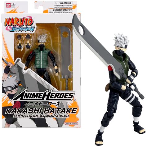 Naruto Hatake Kakashi Fourth Great Ninja War Character Model Bandai