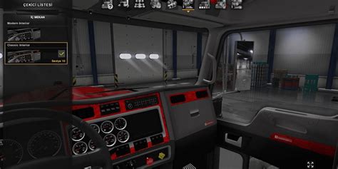 Kenworth W900 Interior Red Mod American Truck Simulator Mod Ats Mod