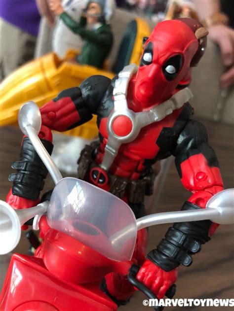 Nycc Marvel Legends Deadpool Scooter Bob Agent Of Hydra Photos