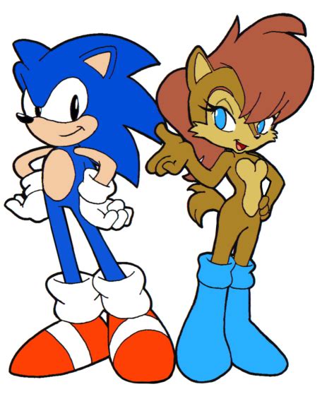 Sonic And Sally By Ccn Sally Acorn On Deviantart