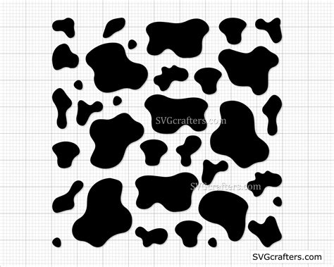 Cow Print Svg Cow Pattern Svg Cow Spot Svg Cow Svg Cow Etsy Uk
