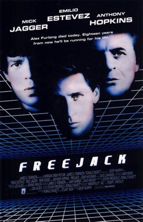 Freejack Mick Jagger Emilio Estevez Anthony Hopkins Fiction Movies