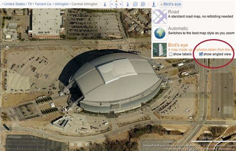 Bing Maps Aerial View