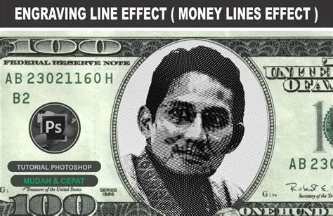 Engraving Line Effect Money Line Effect Dengan Photoshop TUTORiduan