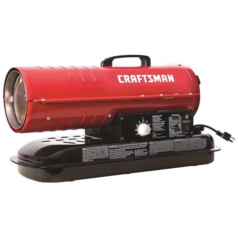 Craftsman 80000 Btu Kerosenediesel Forced Air Heater In The