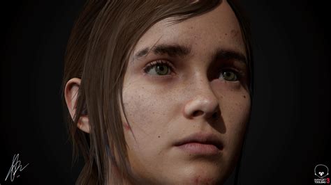 Ellie The Last Of Us Fan Art Zbrushcentral