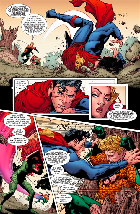 Aquaman And Mera Vs Superman Rebirth Comicnewbies