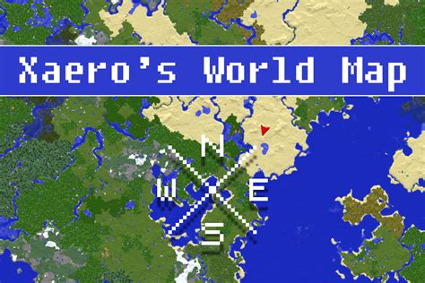 Xaeros World Map Mod Para Minecraft 1193 1182 1171 1165 1