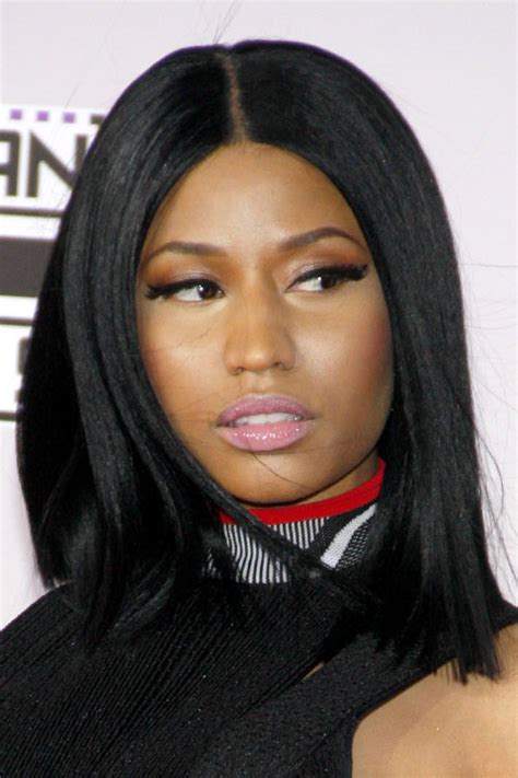 Minaj holds court in her very own beats 1 show, queen radio. Nicki Minaj Straight Black Flat-Ironed Hairstyle | Steal ...
