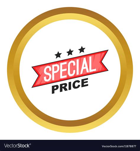 Special Price Ribbon Icon Royalty Free Vector Image