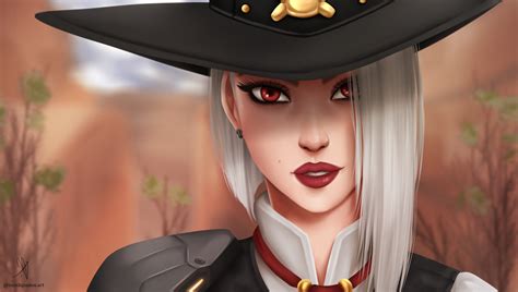 ashe overwatch overwatch games hd 4k artstation coolwallpapers me
