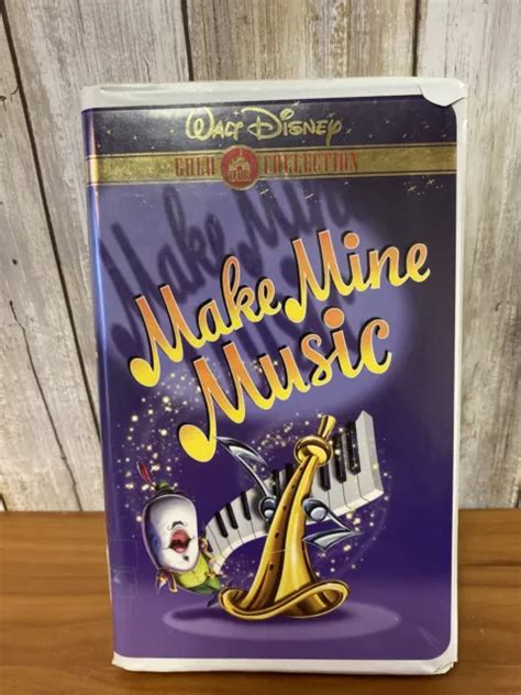 Walt Disney Make Mine Music Gold Classic Collection Vhs 500