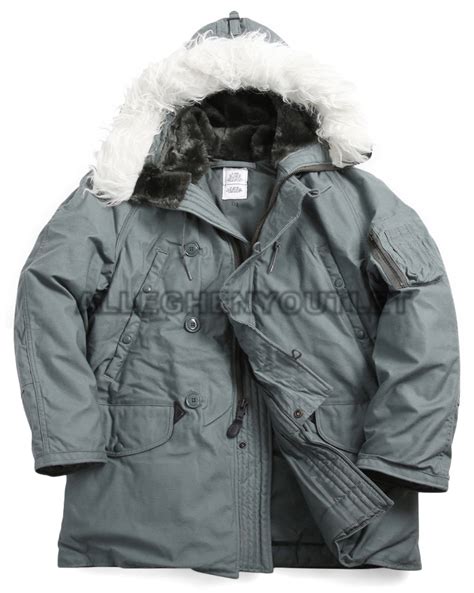 Us Military Usaf Cold Weather Ecw N 3b N3b Snorkel Parka Jacket Coat