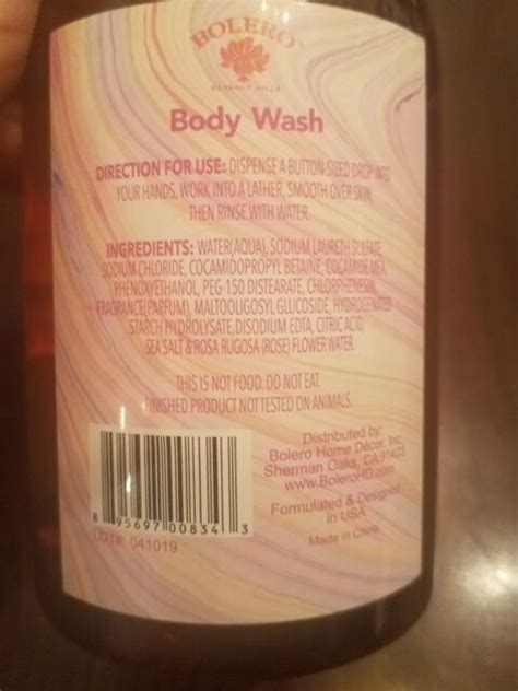 Body Wash Pink Sea Salt Rose Water 135 Fl Oz Ebay