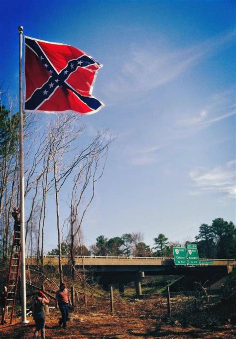 The Virginia Flaggers Army Of Northern Virginia Battle Flag Returns To