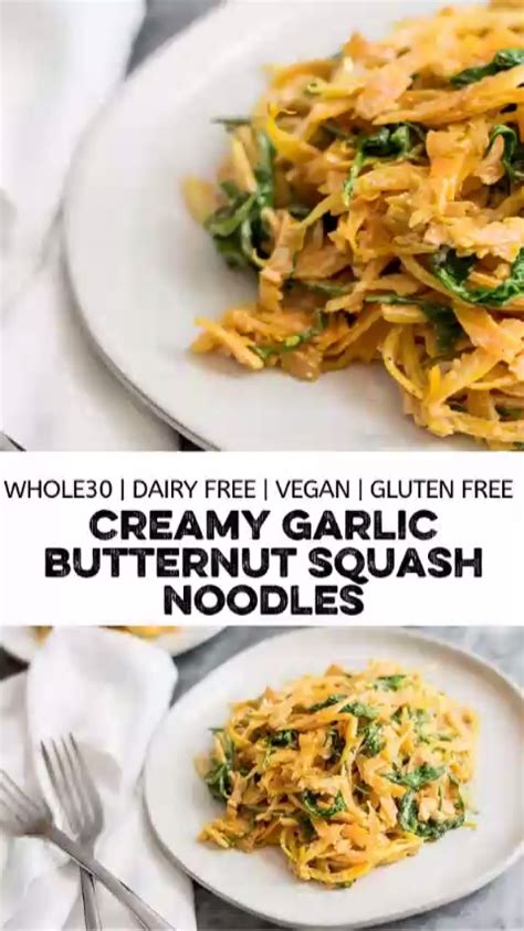 Creamy Garlic Butternut Squash Noodles Artofit