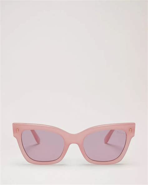 kate sunglasses light pink acetate sunglasses mulberry