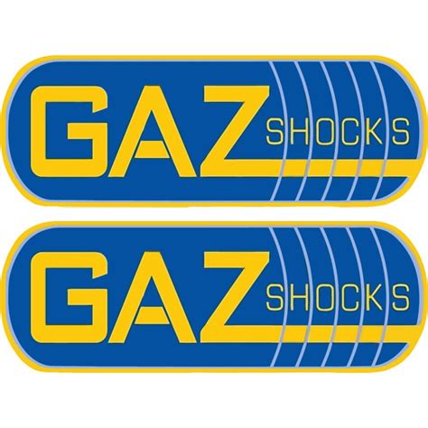 2x Gaz Shocks Stickers Decals Decalshouse