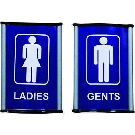 Ladies Gents Signage At Rs 80pair Toilet Sign Board Id 12899724888
