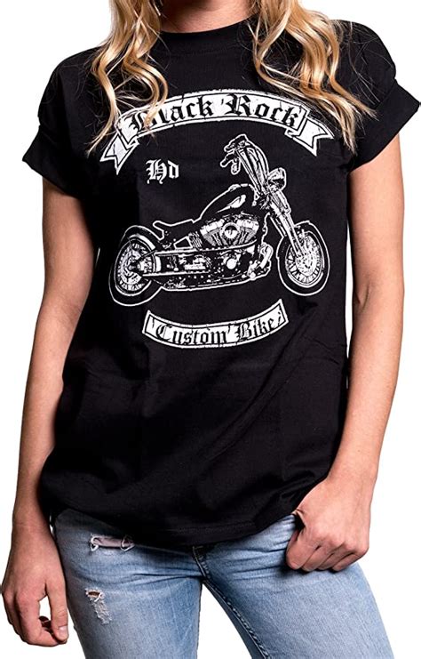 Womens Motorcycle Clothing Harley Oversized Biker Shirt Plus Size
