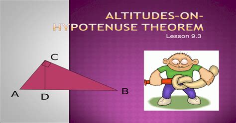 Altitudeson Hypotenuse Theorem Ppt Powerpoint