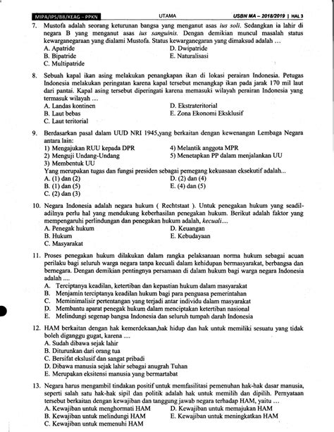 Kali ini ulasmedia mau share link ujian tingkat ketololan docs yang dapat anda jawab melalui pada form yang nanti mimin share dibawah, sobat sekalian bisa menemukan 8 soal ujian tingkat. Kumpulan Soal Ujian Sekolah Berstandar Nasional (USBN) Tingkat Madrasah Aliyah Mata Pelajaran ...