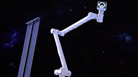 The Robotic Arm On The China Space Station Youtube