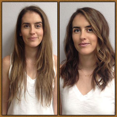 Medium Length Hair Extensions Before And After Haircuts Smartest