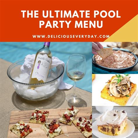 The Ultimate Pool Party Menu With Wine Pairings