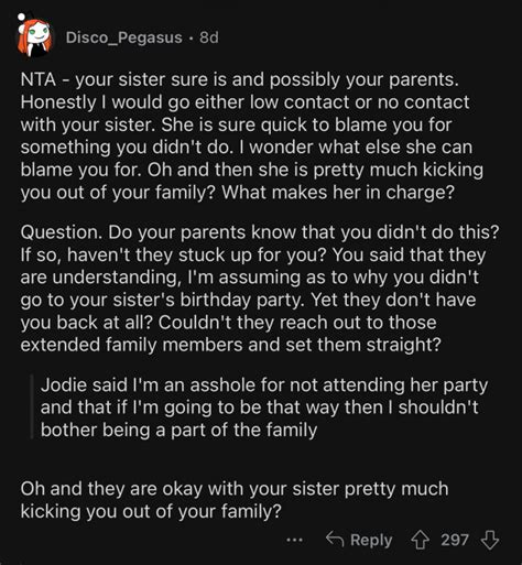 Redditor Refuses To Attend Her Sister S Birthday After She Wrongfully Accused Her Of Stealing