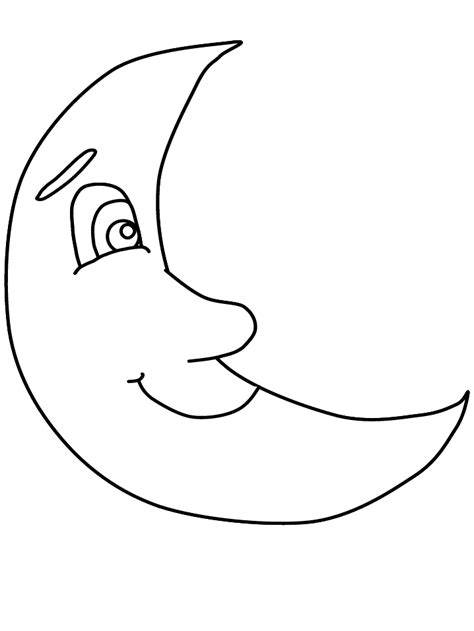 Free printable coloring pages sailoor moon coloring sheets. Crescent Moon Coloring Page - GetColoringPages.com